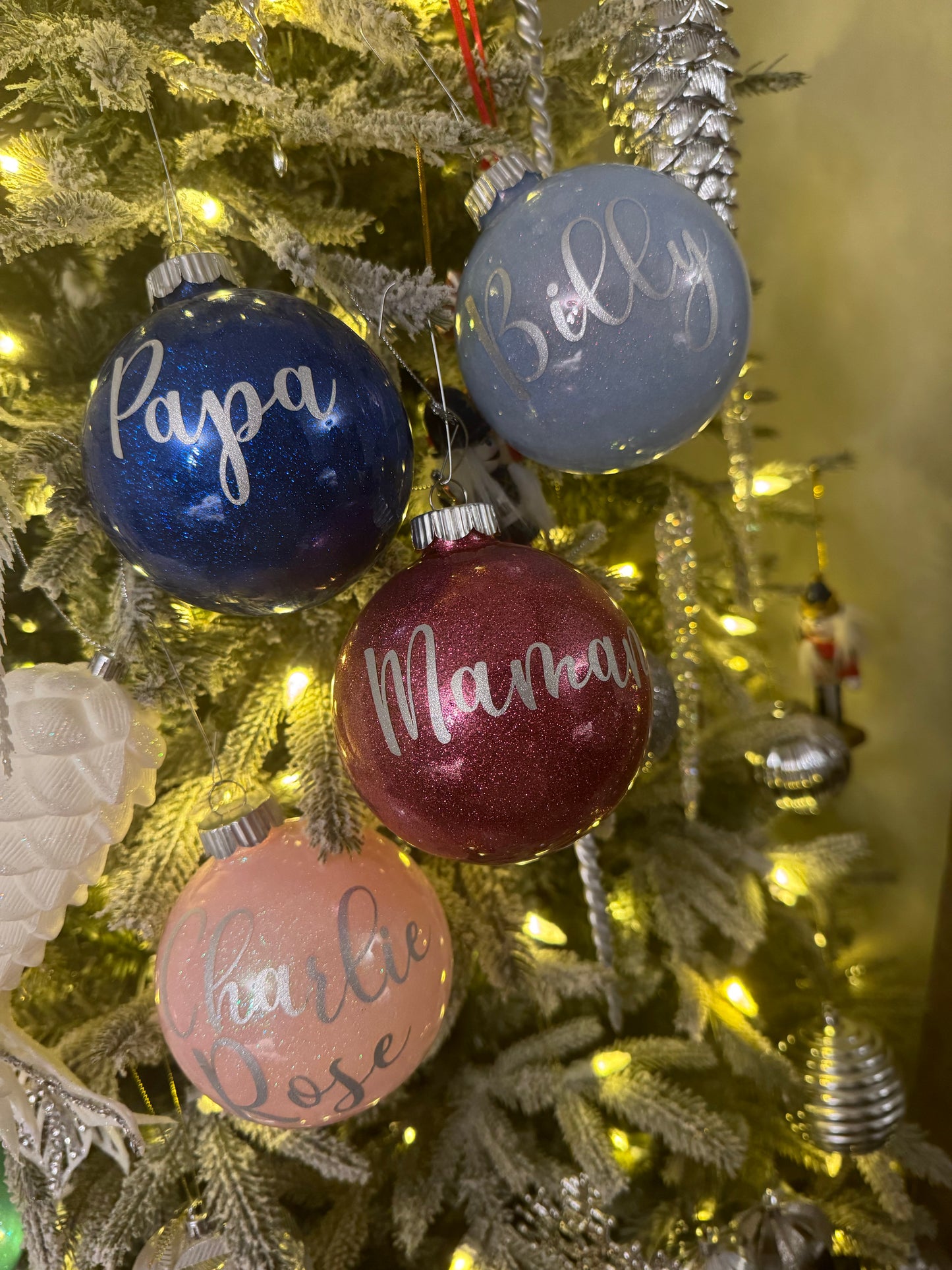 Boule de Noël personnalisée