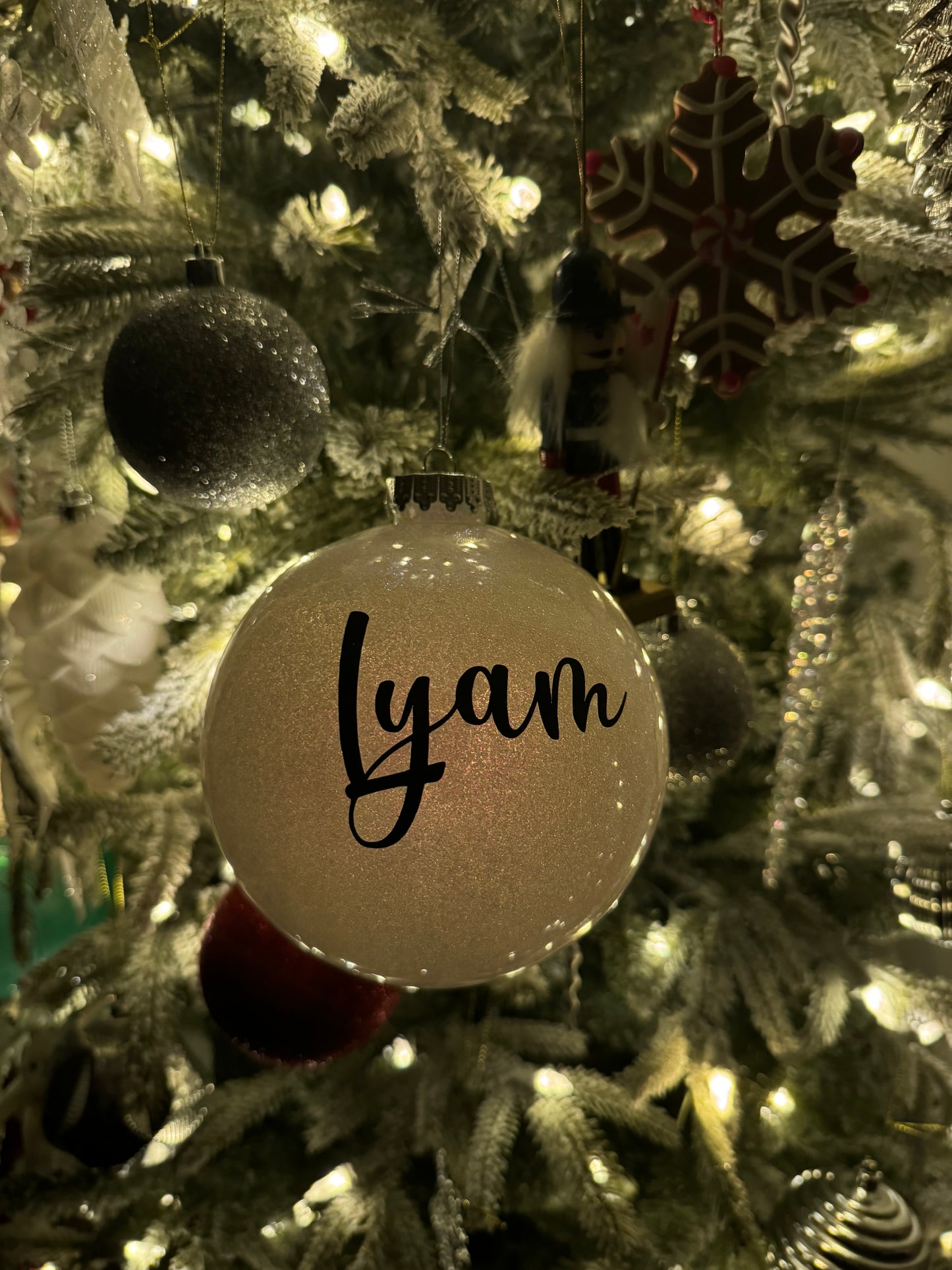 Boule de Noël personnalisée