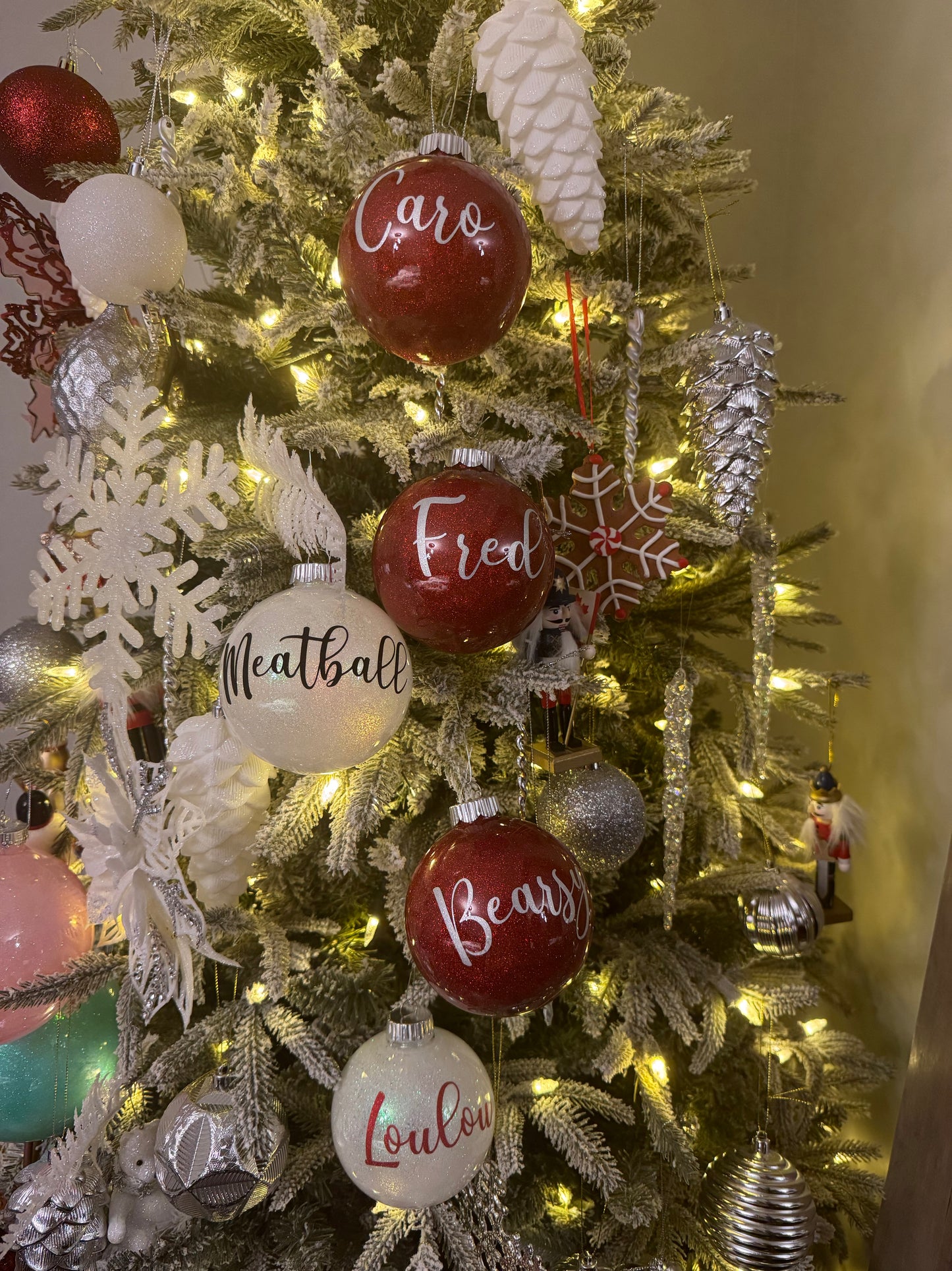 Boule de Noël personnalisée