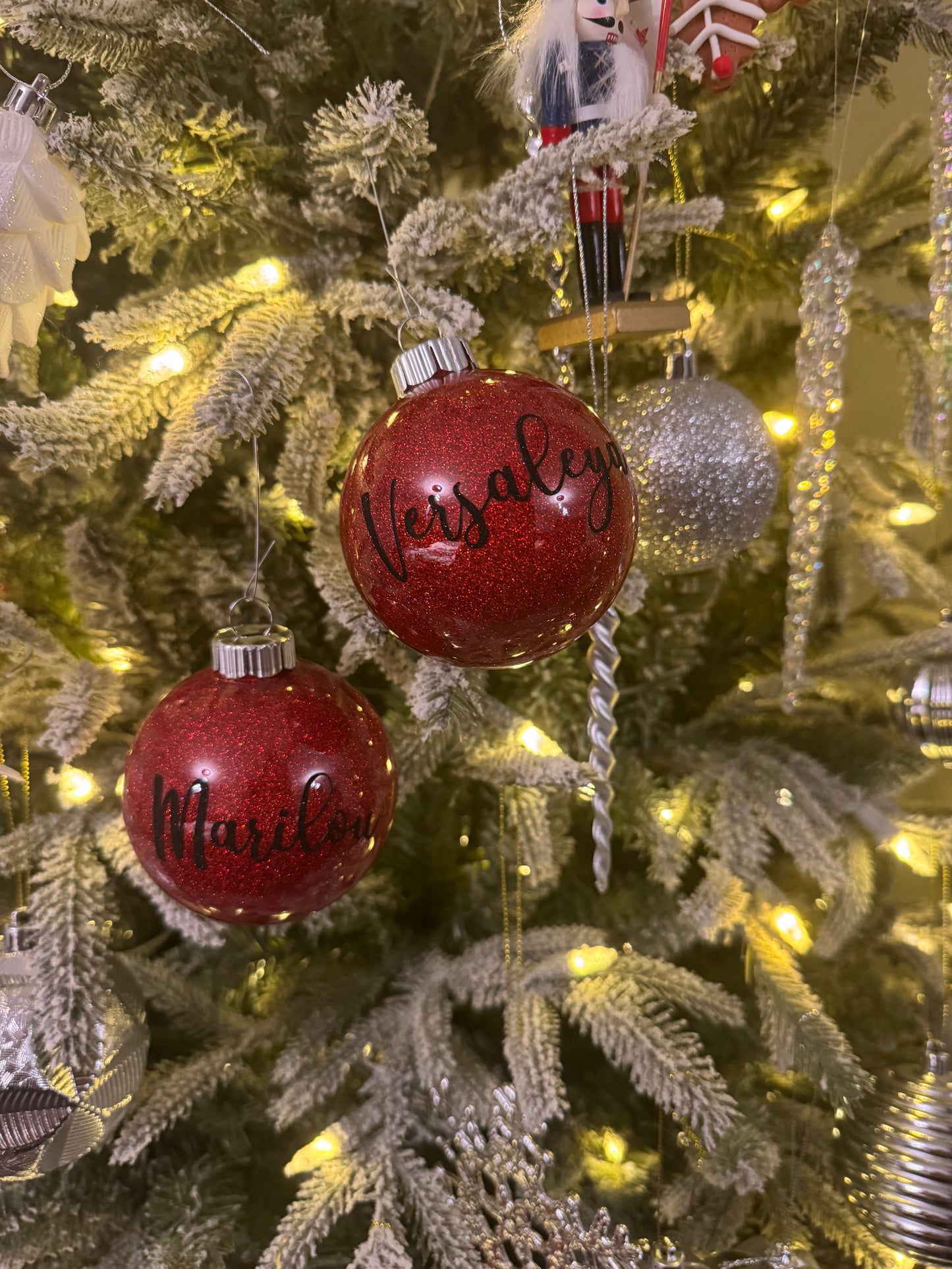 Boule de Noël personnalisée