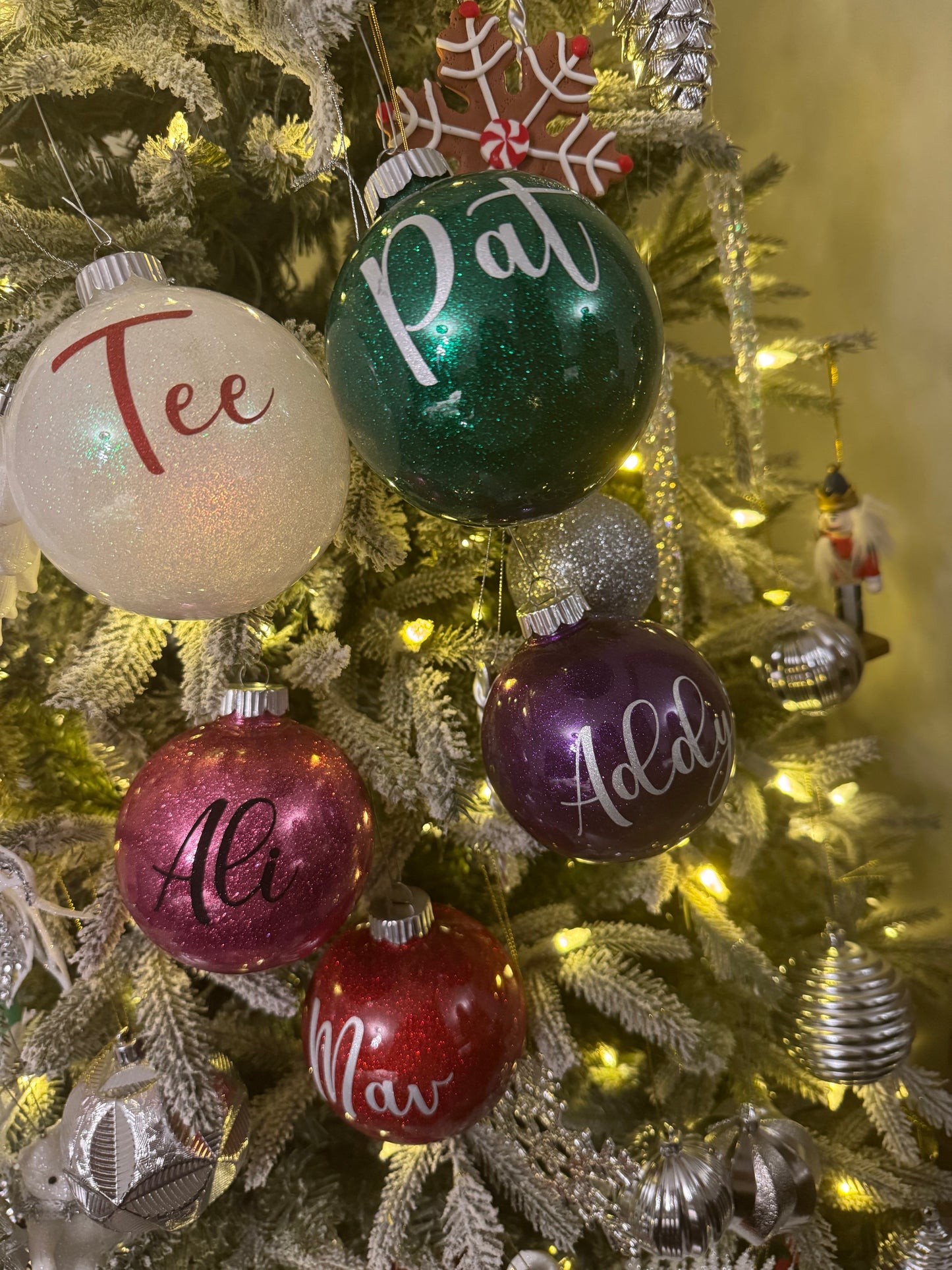 Boule de Noël personnalisée