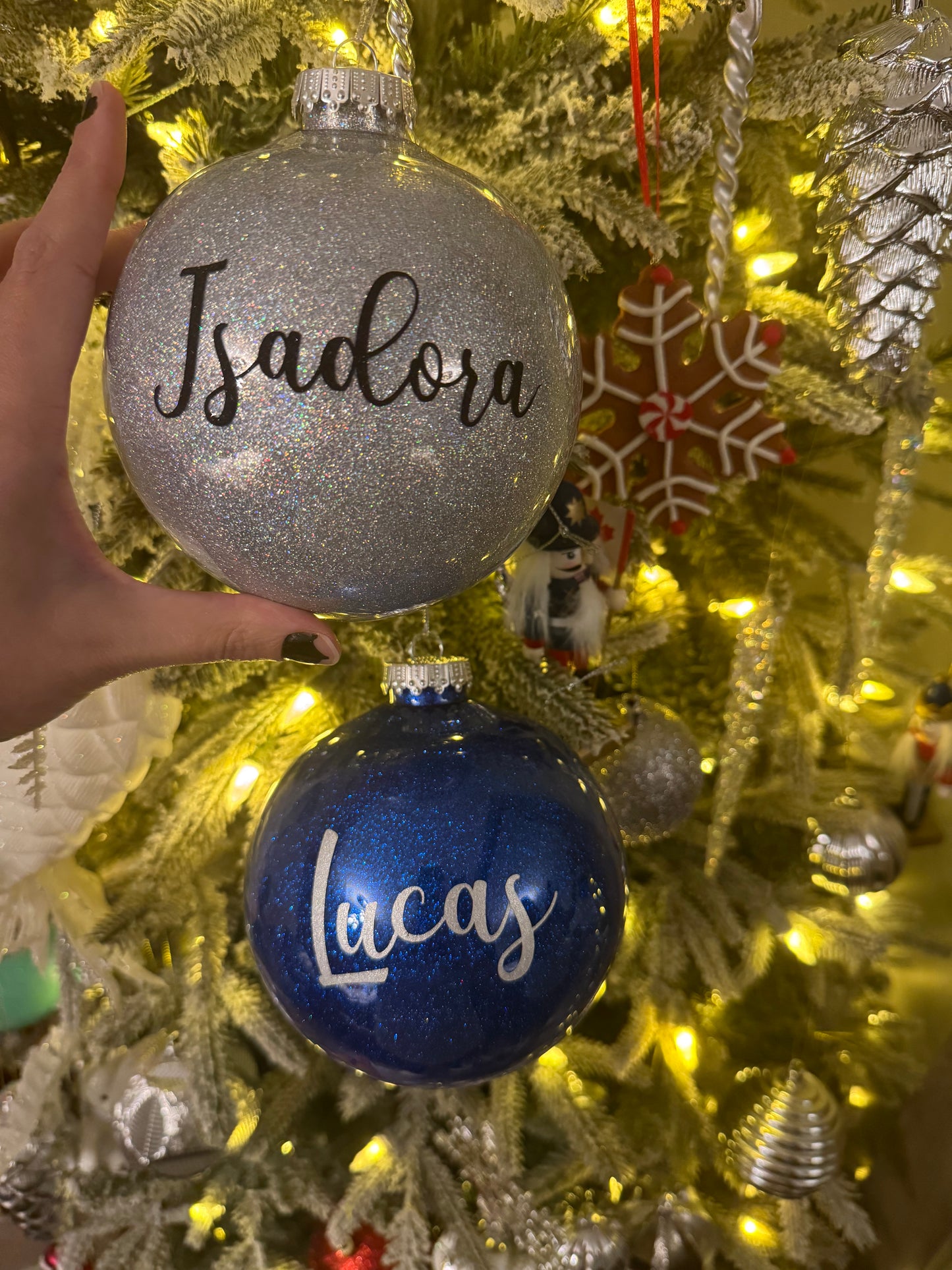 Boule de Noël personnalisée