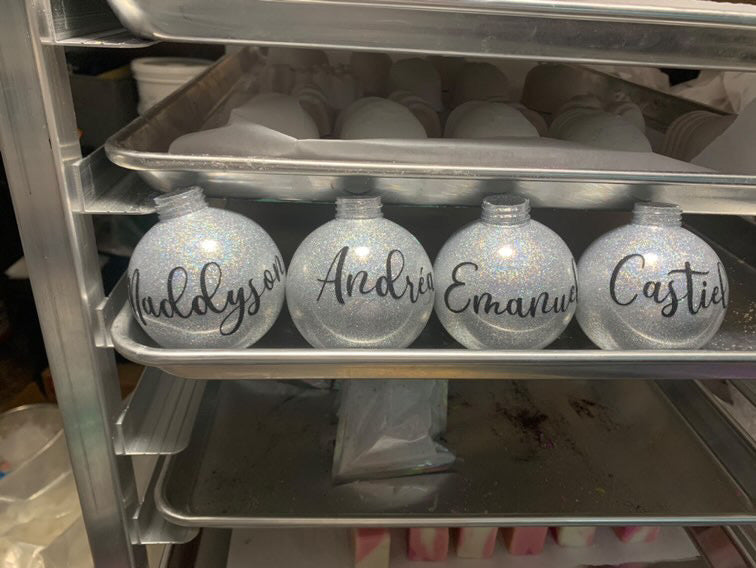 Boule de Noël personnalisée