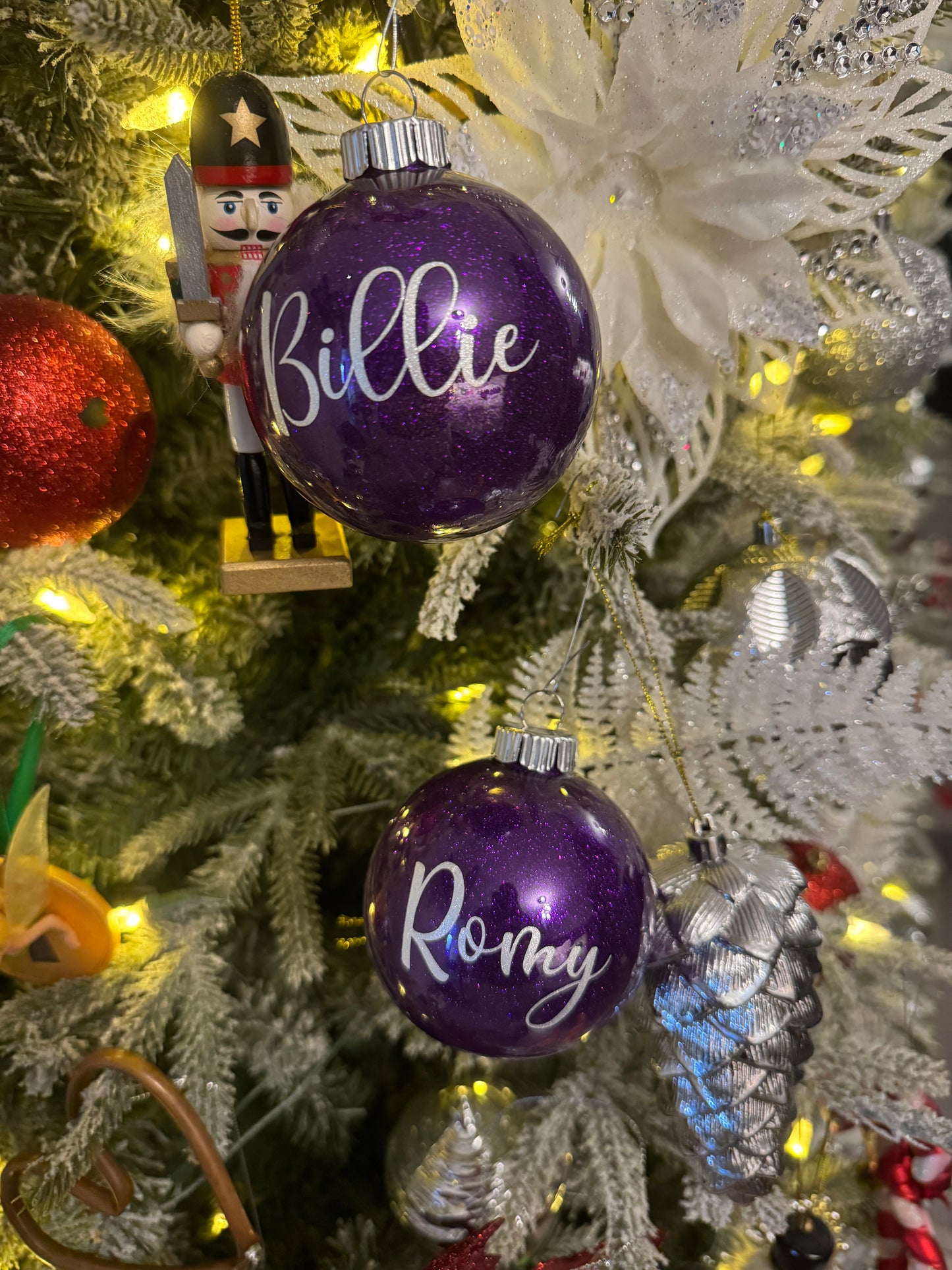 Boule de Noël personnalisée