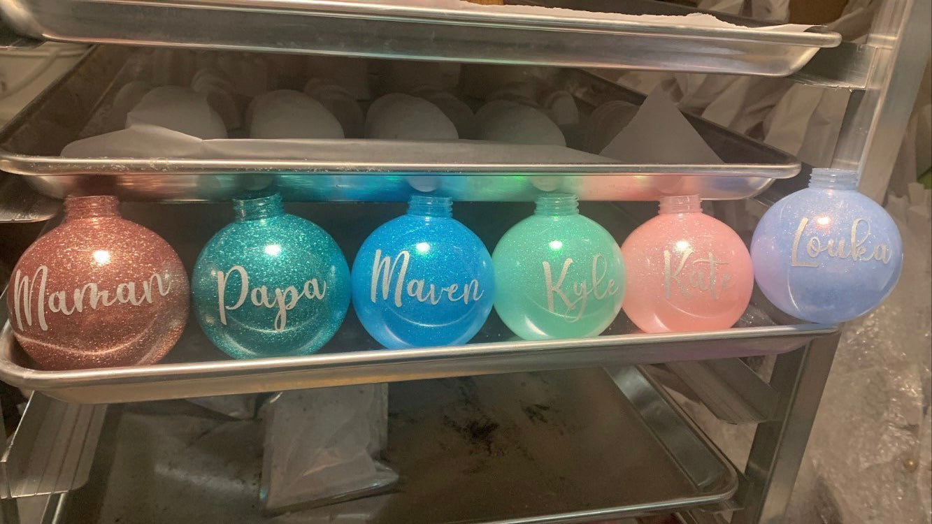 Boule de Noël personnalisée